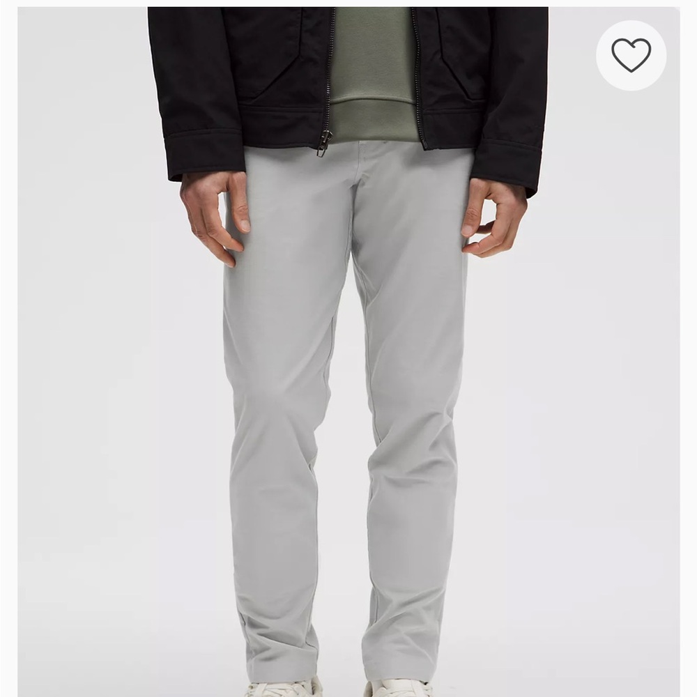 Lululemon Men’s ABC Pants in Silver Drop